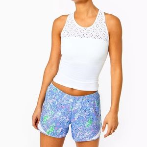 Lilly Pulitzer Luxletic Ocean Trail Shorts Turtle Package M NWT